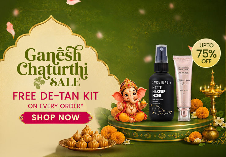 Purplle Ganesh Chaturthi Sale – Up to 75% Off + Free De-Tan Kit