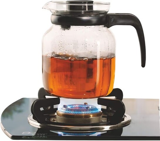 Borosil - Carafe Flame Proof Glass Kettle with Inbuilt Stainer, 350 ml