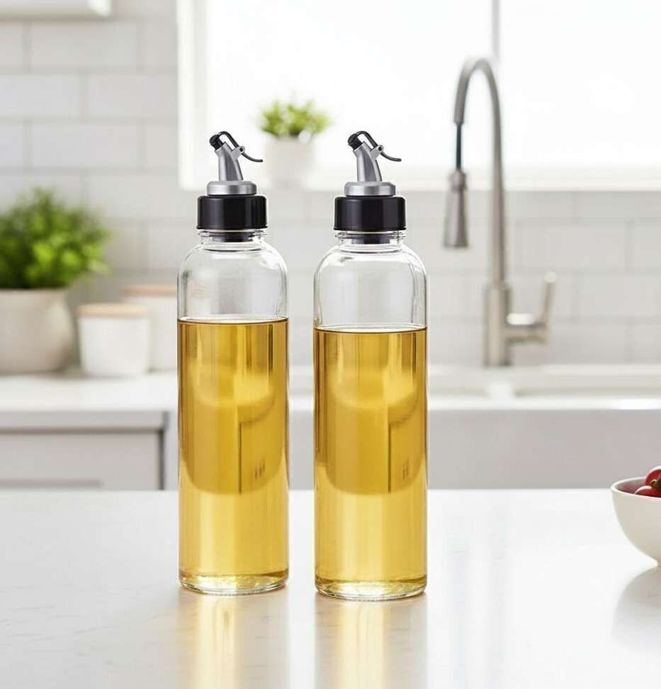 FLAGCART 1000 ml Cooking Oil Dispenser Set (Pack of 2)