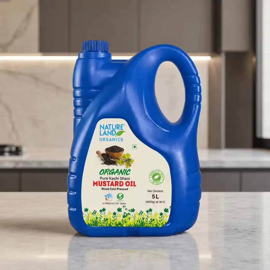 Zepto: Natureland Mustard Oil 5L – Location Specific