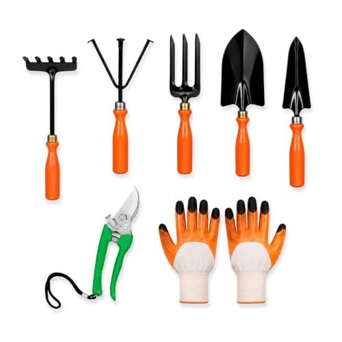 7Pcs Gardening Tools Kit for Home Garden [Apply 45% Coupon]