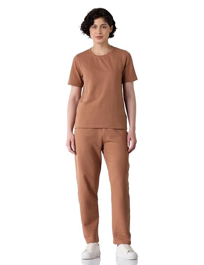 Amazon Brand - Symbol Women's T-Shirt & Pant Set
