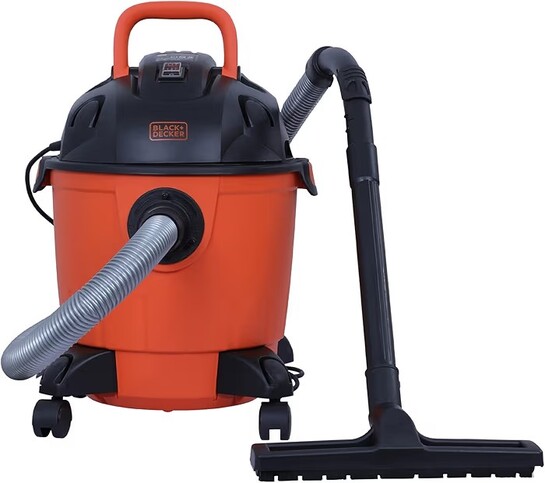 BLACK+DECKER BDWD18-IN Corded Wet & Dry Vacuum Cleaner for Home,1200 Watts,18L Tank Capacity