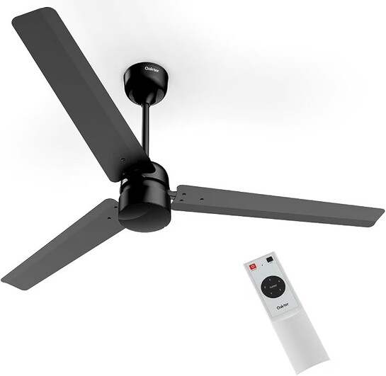 OAKTER 1200mm BLDC Ceiling Fan with IR Remote Control | BEE 5-star Rated Energy Efficient Ceiling Fan