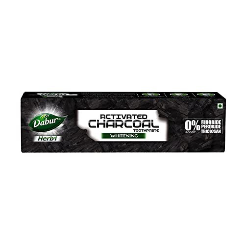 [Amazon Now/Fresh] DABUR Herb'L Activated Charcoal Toothpaste 120gm (Pack of 1)