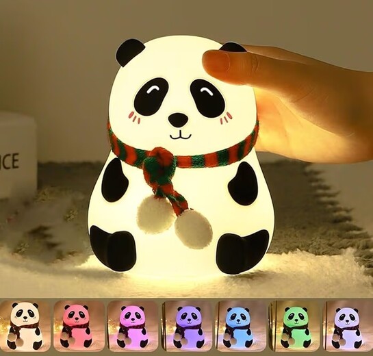 Desidiya Panda Night Lamp Silicone Touch LED Rechargeable