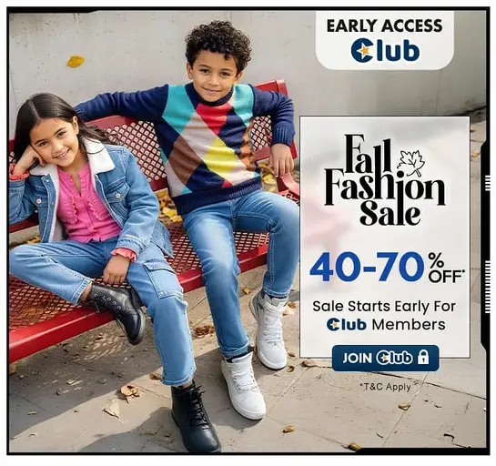FIRSTCRY FALL FASHION SALE | 40–70% OFF 