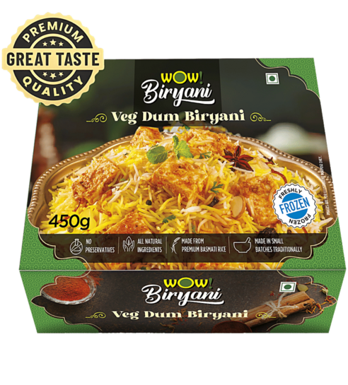 BB : WOW Biryani Veg Dum Biryani 450 g [Location Specific] 