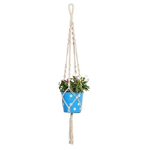TrustBasket Blue Round Dotted Planter - Pack of 1