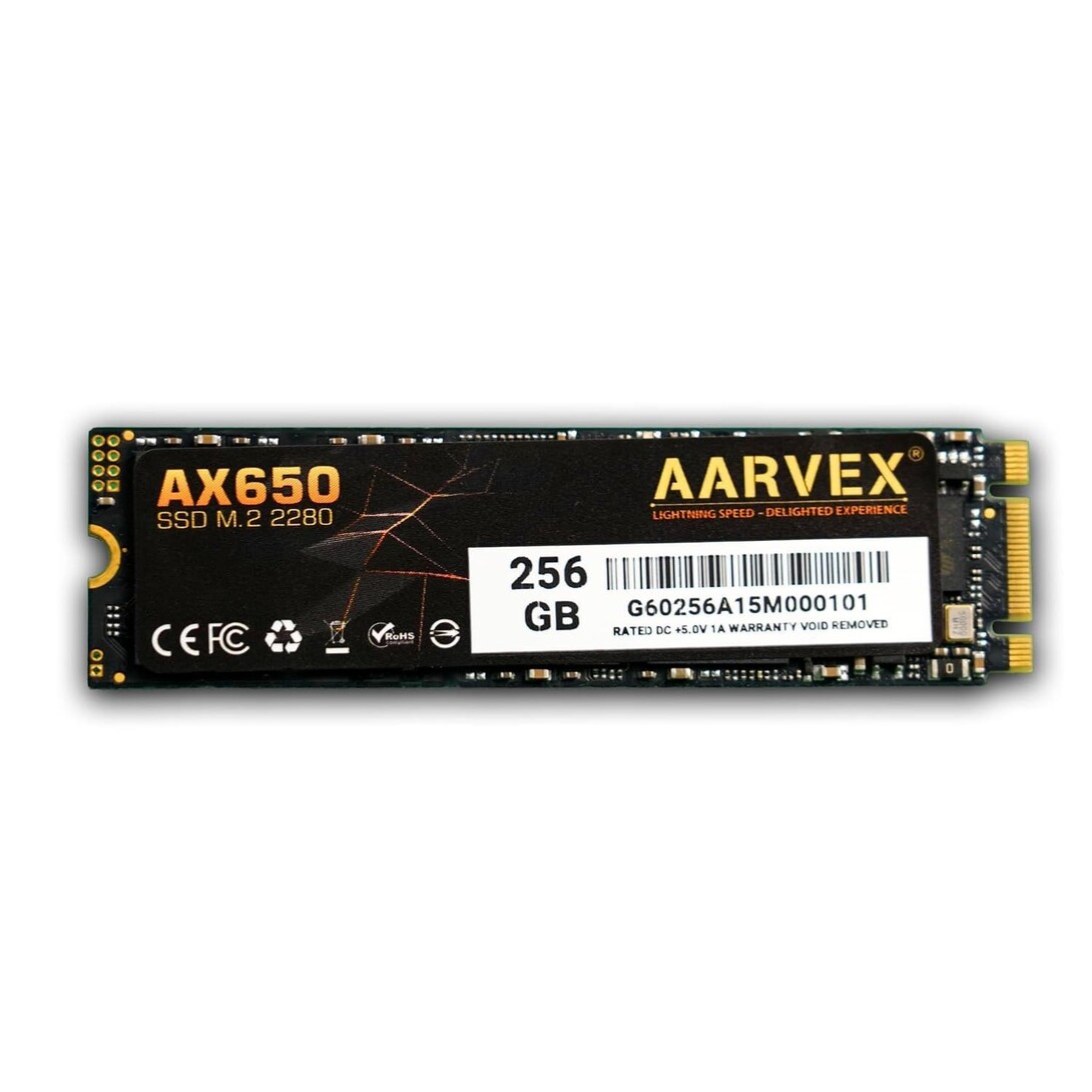 AX650 M.2 2280 Internal SSD 256GB, Up to 560MB/s Read & 500MB/s Write, High-Speed 3D NAND Flash, Fast Boot & Data Transfer for Laptop & Desktop PC