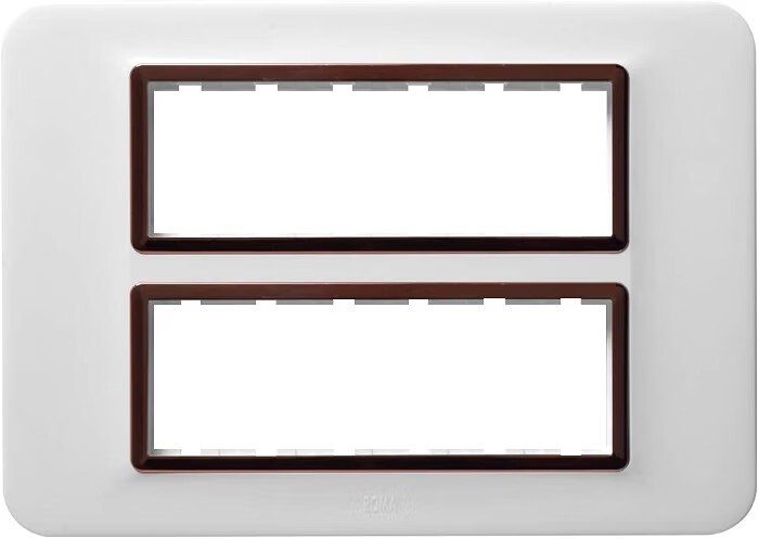 Anchor By Panasonic 66912BA Roma Urban Modular Polycarbonate 12M Square (Brushed Aluminium, Pack of 5)