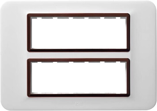 Anchor By Panasonic 66912BA Roma Urban Modular Polycarbonate 12M Square (Brushed Aluminium, Pack of 5)