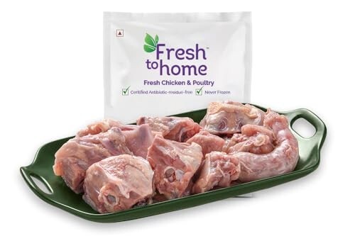 [Amazon Fresh] FreshToHome Adult Chicken Soup Bones 480G To 500G Pack 