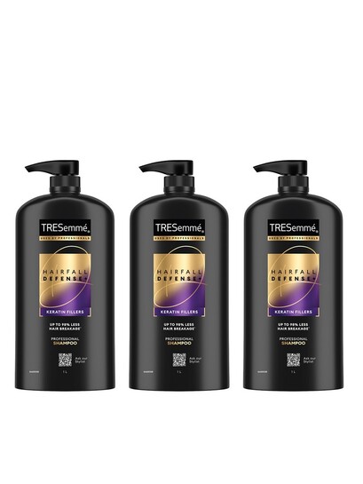 TRESemme Set of 3 Hair Fall Defense Professional Shampoos (1L Bottle Pack