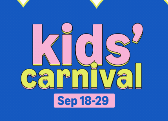 Amazon Kid's Carnival -up to 70 % off