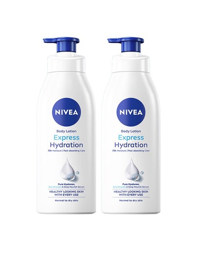 Buy Nivea Set Of 2 Express Hydration Deep Moisture Serum 400 Ml Each - Body Cream And Lotion for Unisex 41405146 | Myntra