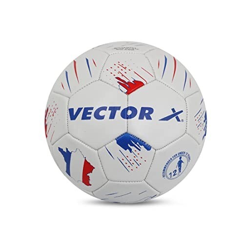 Vector X 32 Panels Country Colour France PVC Machine Stitched Indoor/Outdoor Football 