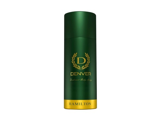 Denver Hamilton Long Lasting Deodorant Body Spray for Men - 150ml Each