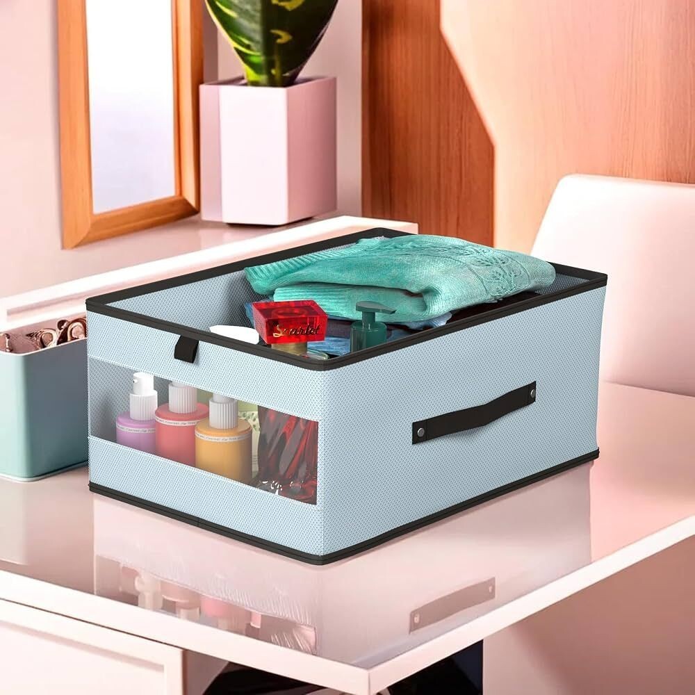 Kuber Industries Storage Box | Wardrobe Organizer | Foldable Storage Organizer