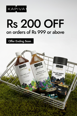 Kapiva - Rs 200 OFF on orders of Rs 999 or above