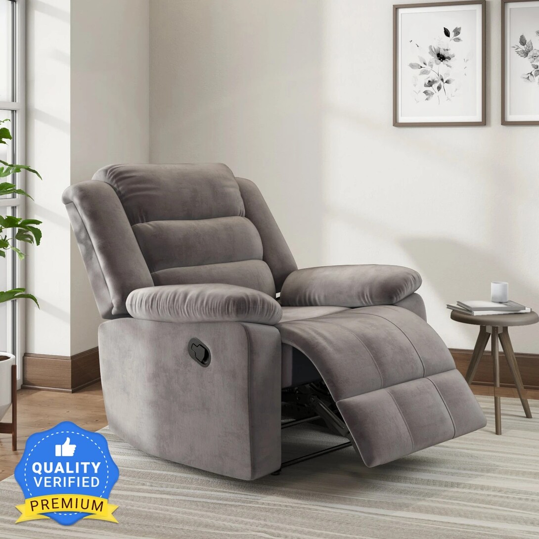 Nilkamal Sierra 1 Seater Fabric Manual Recliner 