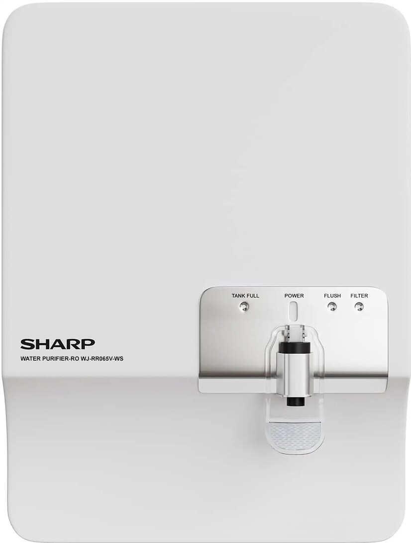 Sharp WJ-RR065V-WS 7 L RO + UV + Silver + TDS Control Water Purifier (White Silver)