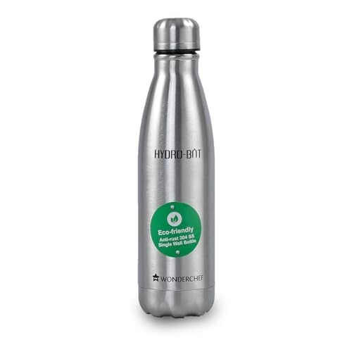 Wonderchef Stainless Steel Hydro Bot 1000 ml/ 1 Litre I Gift Box Packing I Single wall I Non-Insulated I 304 Stainless Steel I Non Toxic I BPA Free I Rust Free I 2 Years Warranty