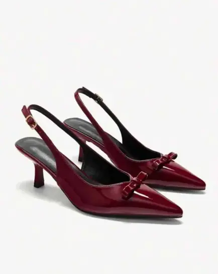 CHERRY RED TRENDY Women Bellies Collection 