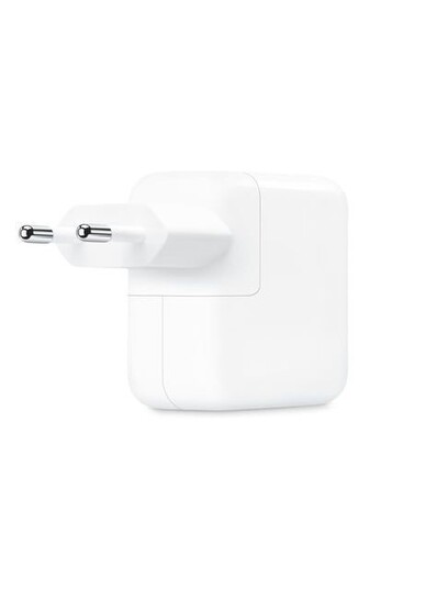 Apple 35 Watts Dual USB-C Port Wall Charging Adapter (White)