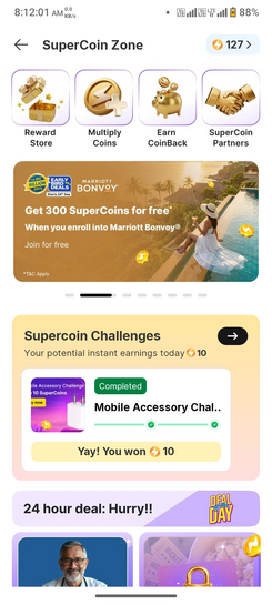 Supercoins challenge 10 coins mobile accessories