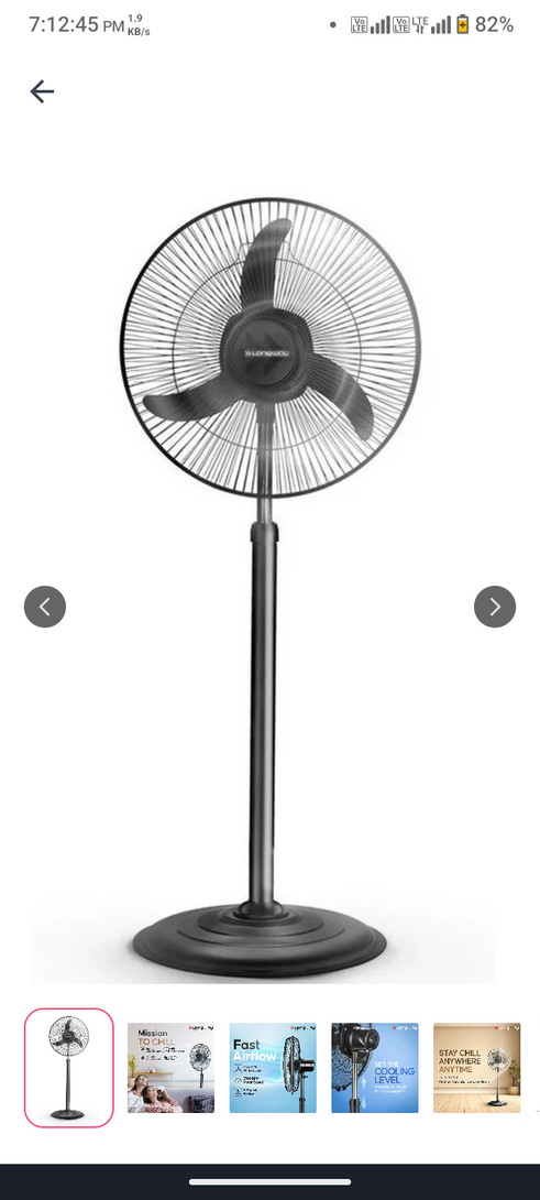  Longway Pedestal fan @1227