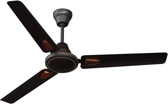V-Guard Windle Deco Bz 1200mm Ceiling Fan|370 RPM |Matte Brown