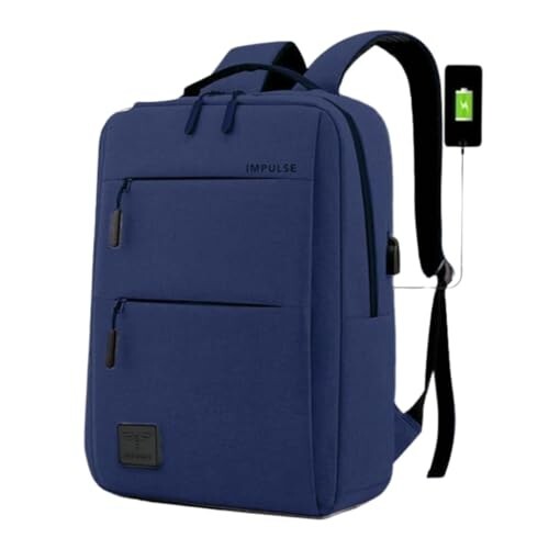 Impulse Empower Premium 25L Laptop Backpack for Men & Women, 15.6 Inch Laptop Bag with Padded Compartment, Office Backpack with Luggage Strap, Chest Strap & Organizer Pockets, Black