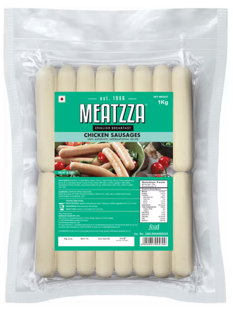 Meatzza Chicken Sausages 1kg @179 & more