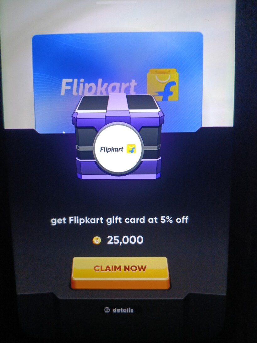 Flipkart 3k gv @5%