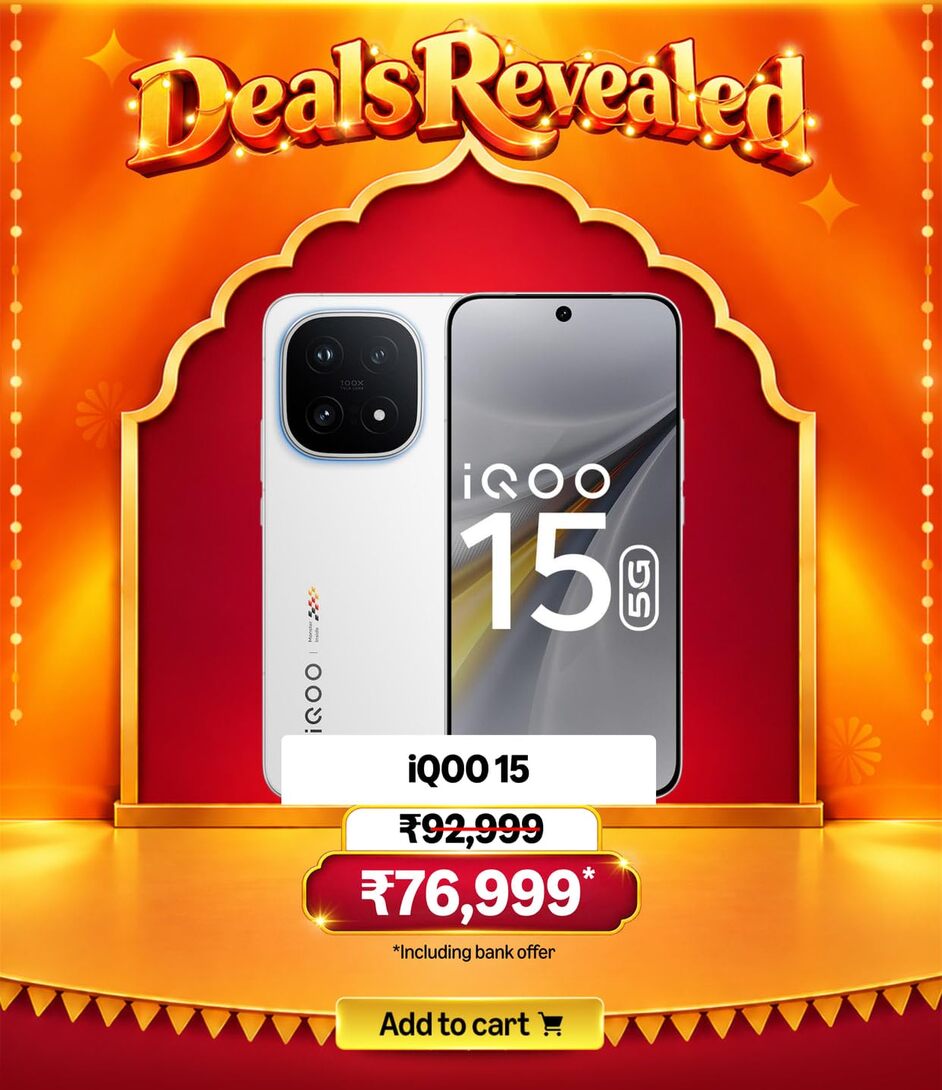 (Upcoming) iQOO 15 (Legend 2026, 12 GB RAM, 256 GB Storage) |Fastest Snapdragon 8 Elite Gen 5 Processor* | Samsung 2K M14 Lead OLED