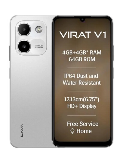 LAVA Virat V1 (Himalayan Silver, 64 GB) (4 GB RAM)