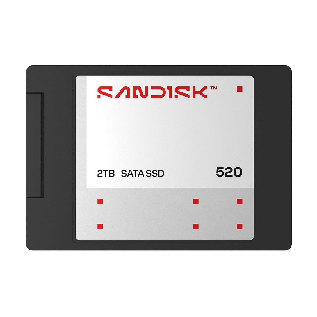 SanDisk® 520 SATA SSD 500GB, 2.5-inch Internal Solid State Drive, Up to 560MB/s Read Speed, 3D NAND, Up to 1000TBW Endurance