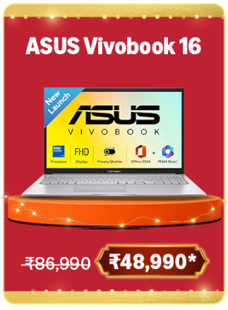 (Upcoming) ASUS Vivobook 15 (2026) Intel Core 3 100U (i3-14th Gen) Intel iGPU,8GB RAM,512GB SSD
