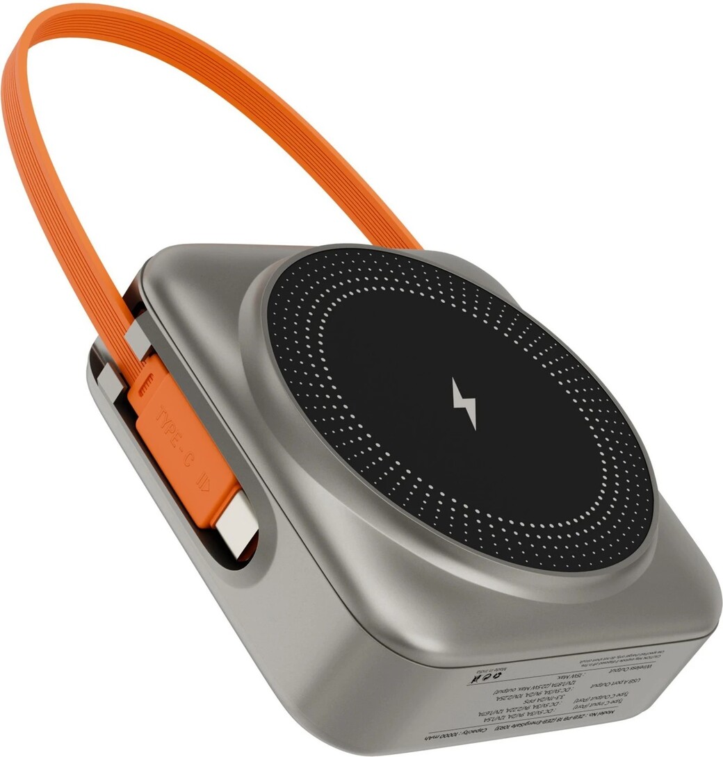 ZEBRONICS 10000 mAh 22.5 W Wireless With MagSafe Pocket Size Power bank