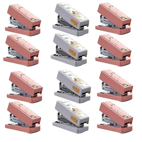 Crackles Cute Effective Mini Stapler (Pack of 12)