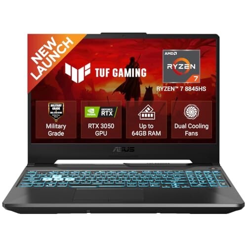 ASUS TUF A15 (2026),Smartchoice,AMD Ryzen 7 8845HS,RTX 3050-4GB,16GB DDR5 Laptop