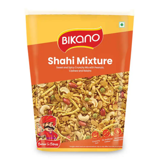 Zepto - Bikano Shahi Mixture 1 kg @98, Haldi Powder (500 g) @59, Sabudana 500gm @22