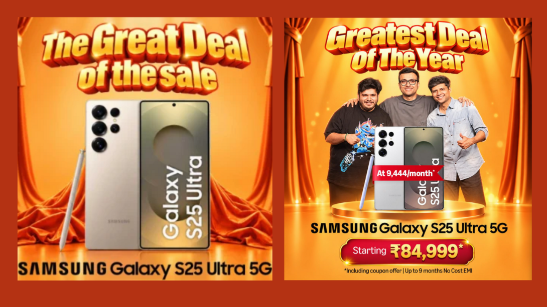Samsung S25 Ultra Price in Amazon Great Indian Festival Sale 2026