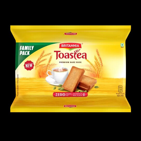 Britannia Toastea Premium Bake Rusk With Real Elaichi 1 pack (700 g)