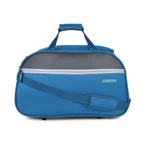 Aristocrat Enigma 52 Cm Polyester Softsided Cabin Size Duffle Bag - Blue