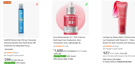LADOR Perfect Hair Fill-Up 3 Seconds Intensive Keratin Ampoule Treatment for Damaged Hair (13ml