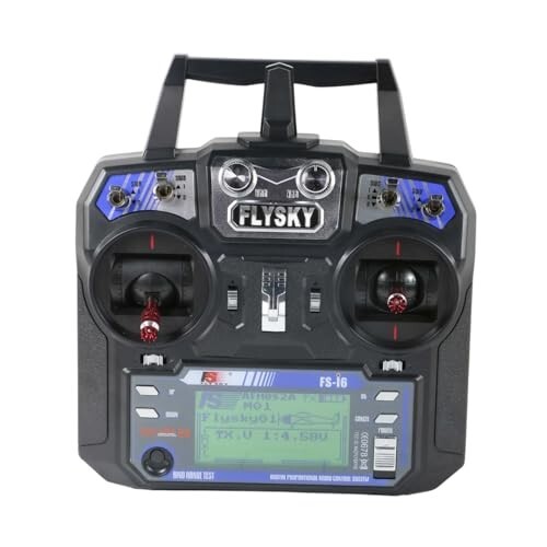 SBI CC FlySky FS-i6 2.4GHz 6-Channel RC Transmitter & Receiver | LCD ...