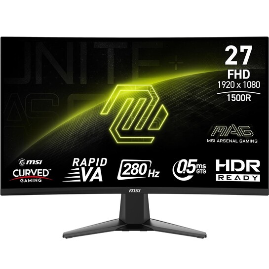 MSI MAG 276CXF 27 Inch FHD Curved Gaming Monitor 
