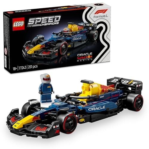 LEGO Speed Champions Oracle Red Bull Racing RB20 F1 Race Car Vehicle Set 77243 Building Blocks for 18+ Gift